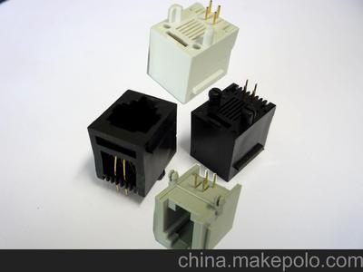 广东供应HOZYE电话插座/网络插座RJ11连接器图片大全 — 深圳市华忠益科技